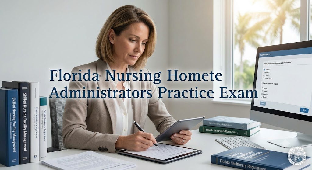 Florida Nursing Home Administrators Practice Exam Banner