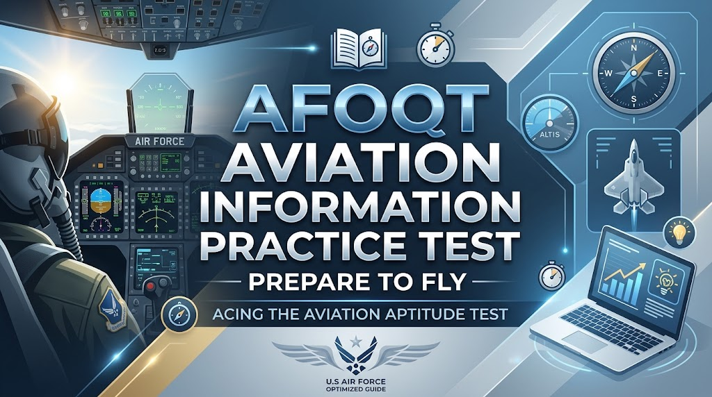 AFOQT Aviation Information Practice Test Banner