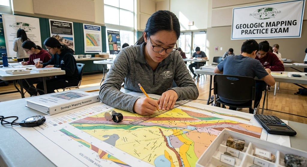 Science Olympiad Geologic Mapping Practice Test Banner