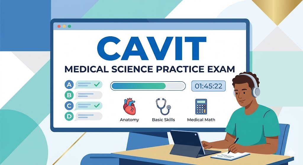 CAVIT Medical Science Practice Exam Banner