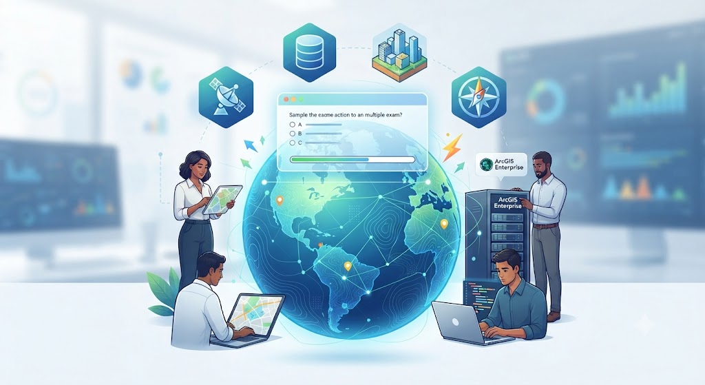 Esri Practice Test & Exam Prep Banner