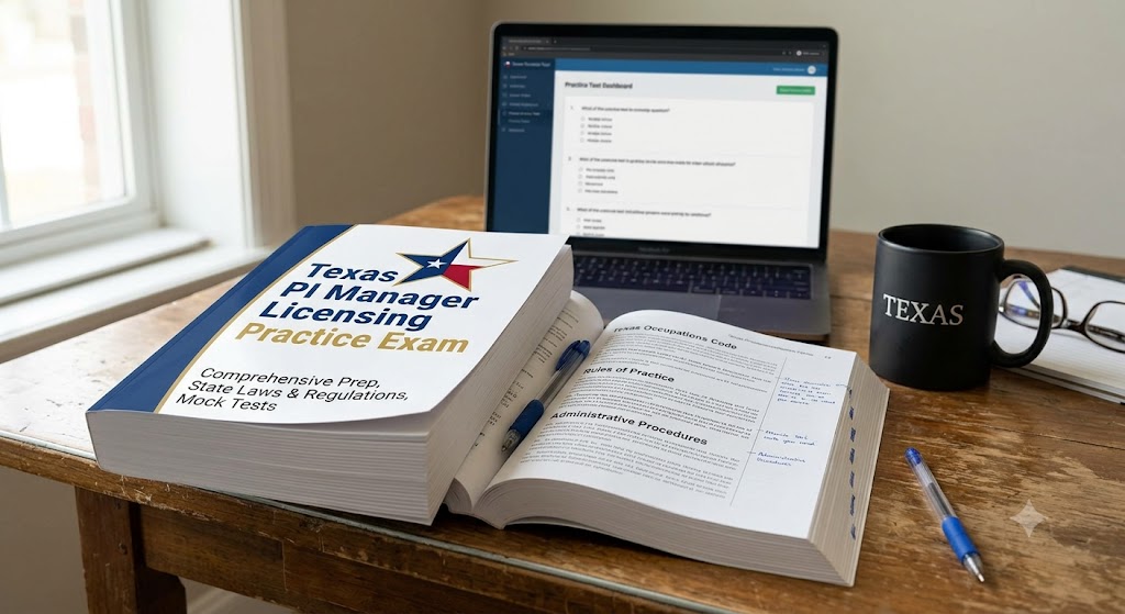 Texas Private Investigators License Practice Exam Banner