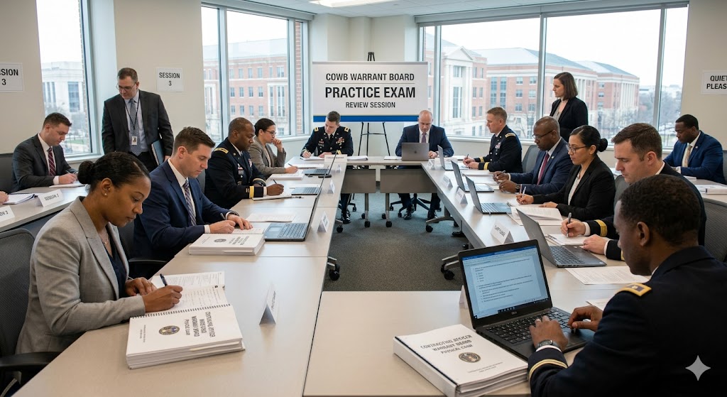 Contracting Officer Warrant Board (COWB) Practice Test Banner