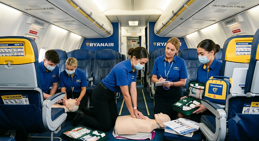Ryanair First Aid Practice Exam Banner