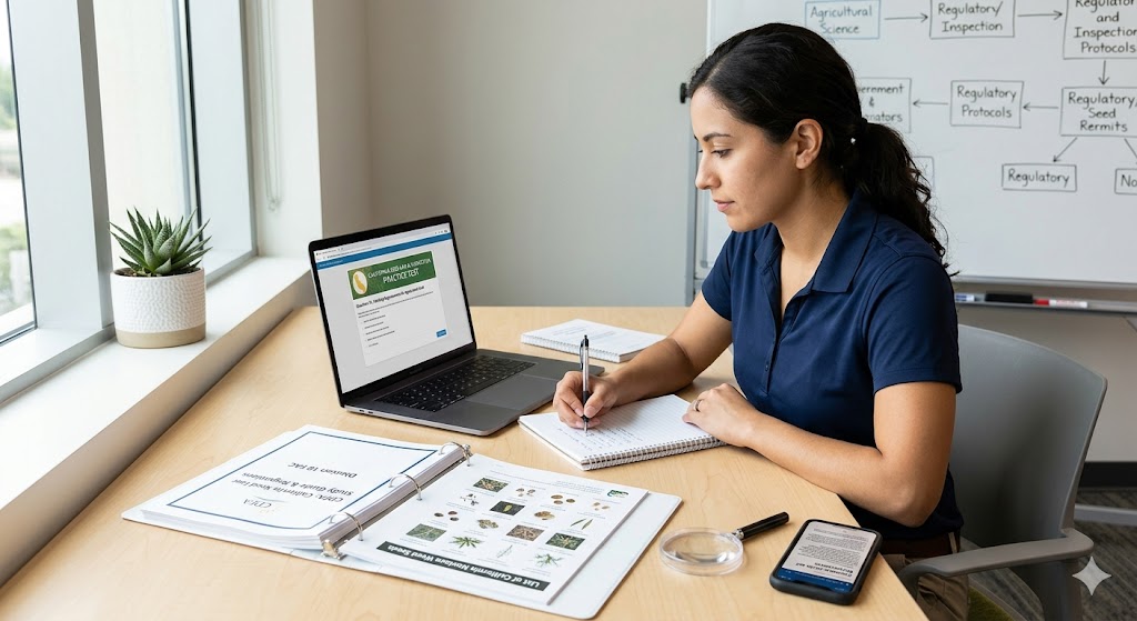 California Seed Law and Inspection Regulations Practice Test Banner