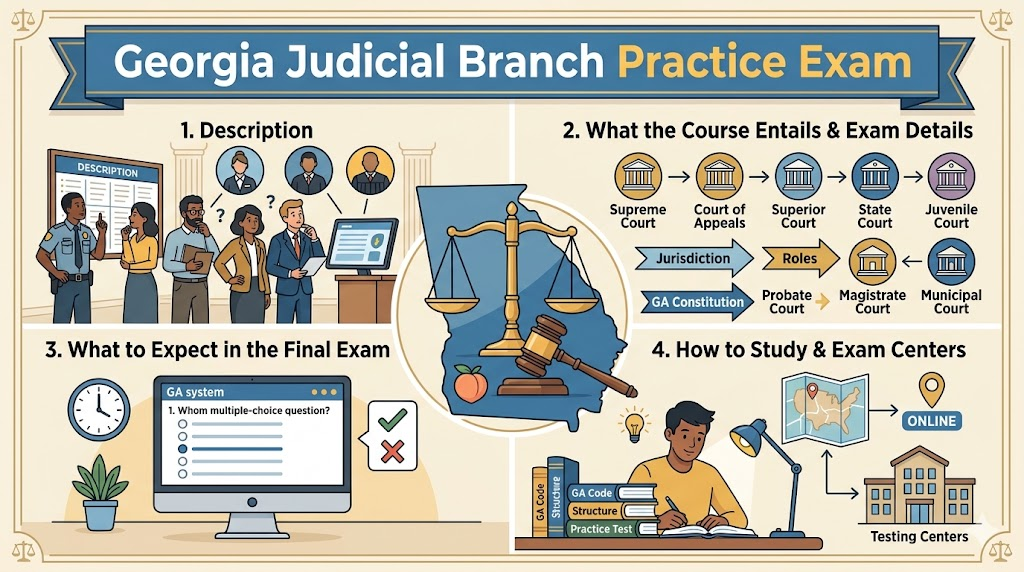 Georgia Judicial Branch Practice Test Banner