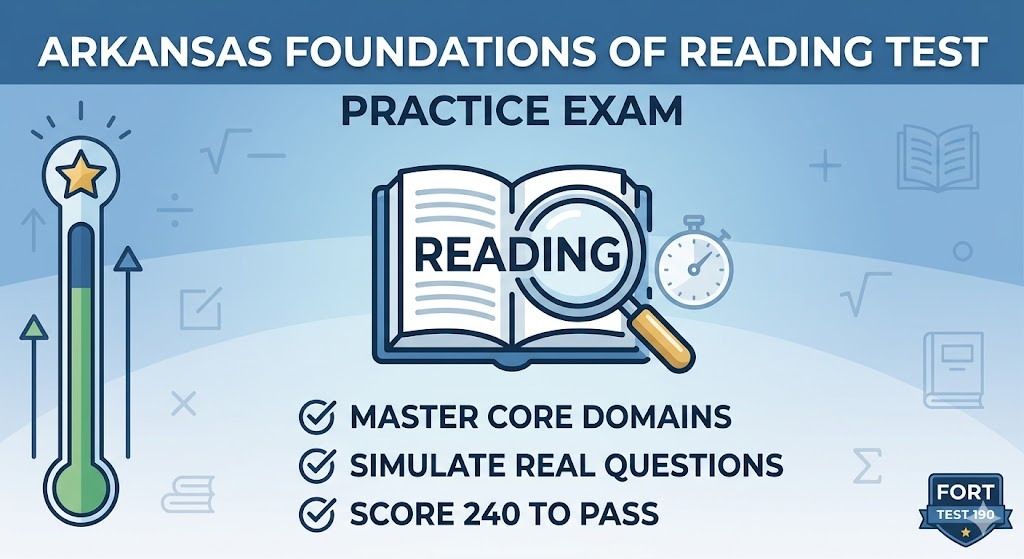Arkansas Foundations of Reading Test (FORT) Practice Banner