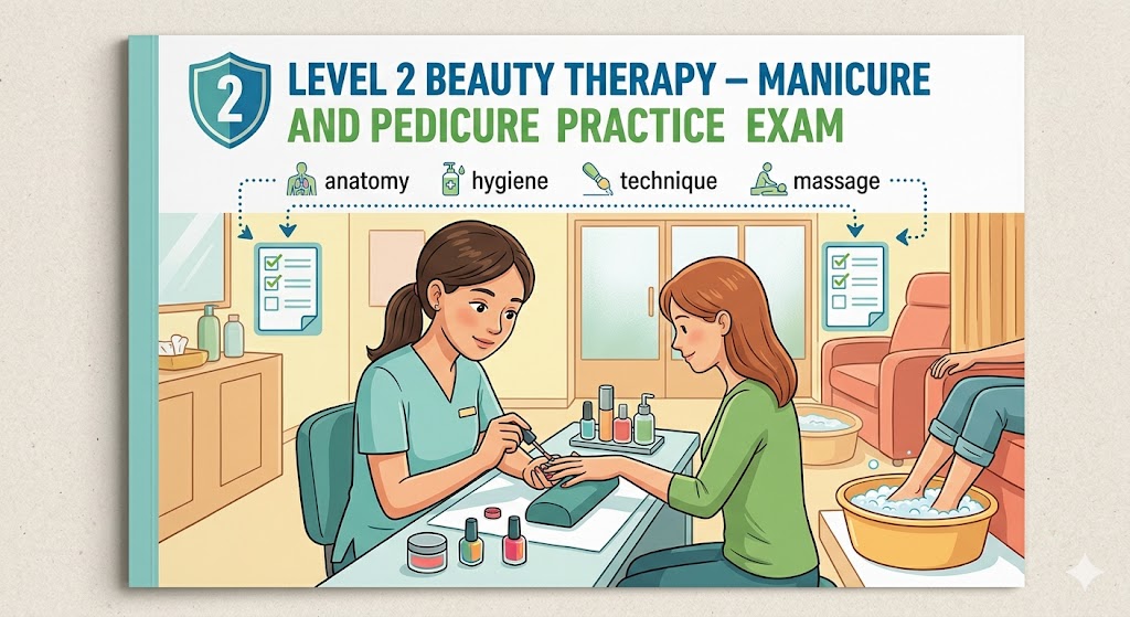 Level 2 Beauty Therapy – Manicure and Pedicure Practice Exam Banner