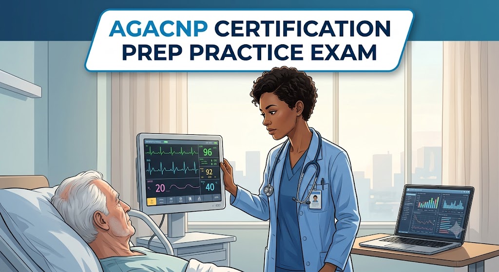 Adult-Gerontology Acute Care NP (AGACNP) Certification Practice Exam Banner