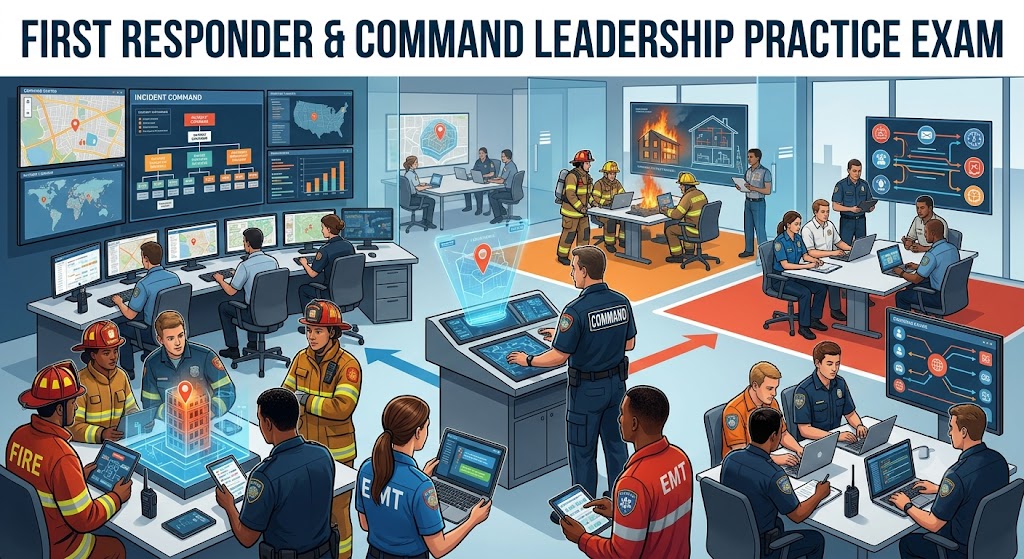 Round Robin First Responder and Command Leadership Practice Test Banner