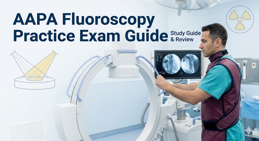 AAPA Fluoroscopy Practice Exam Guide Banner