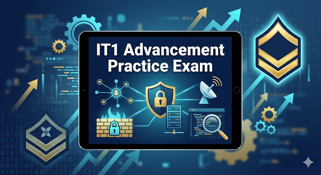 Information Systems Technician First Class (IT1) Advancement Practice Exam. Banner
