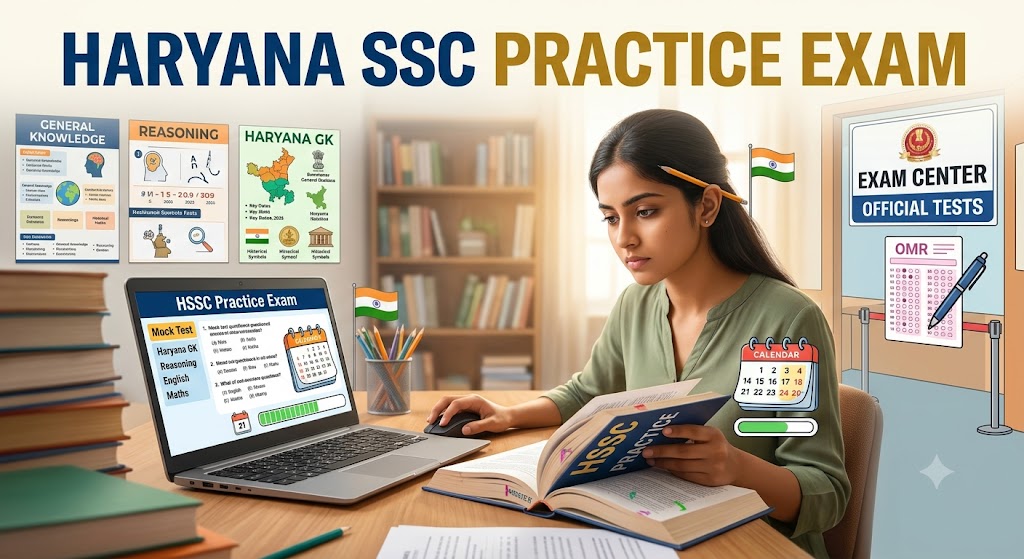 Haryana SSC Practice Test & Exam Prep | India Banner