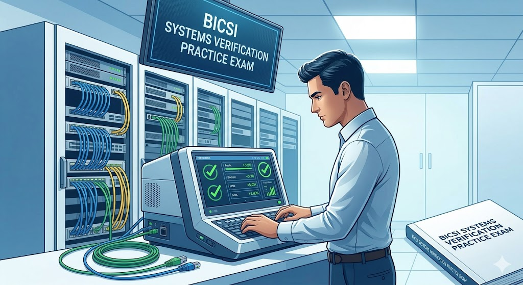 BICSI Systems Verification Practice Exam Banner