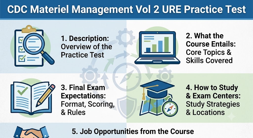 CDC Materiel Management Volume 2 URE Practice Banner