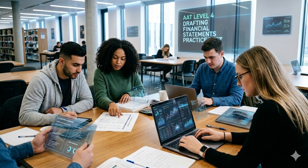 AAT Level 4 Drafting Financial Statements Practice Test Banner