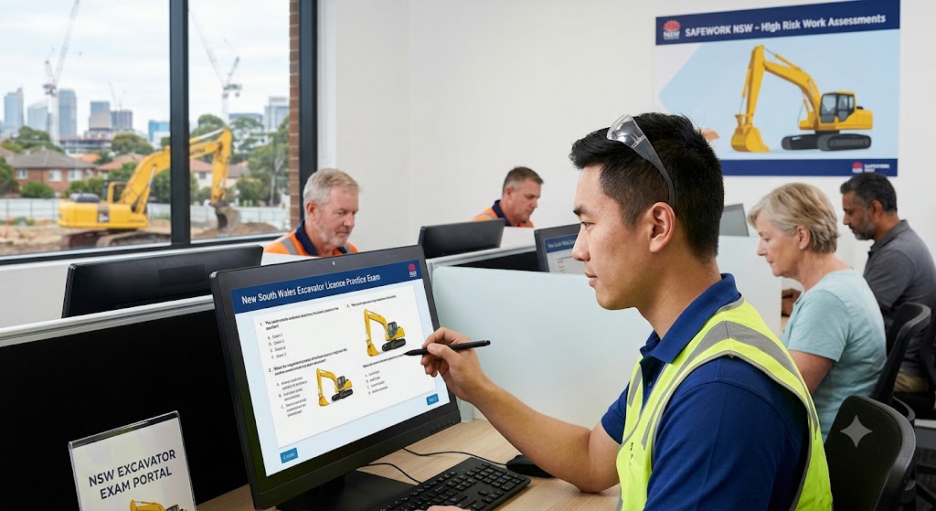 NSW Excavator Licence Practice Exam Banner
