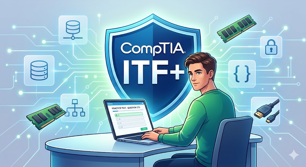 CompTIA ITF+ Practice Test Banner
