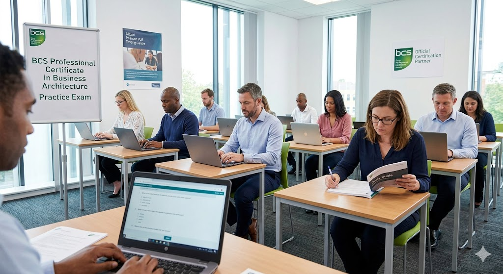 BCS Professional Certificate in Business Architecture Practice Exam Banner