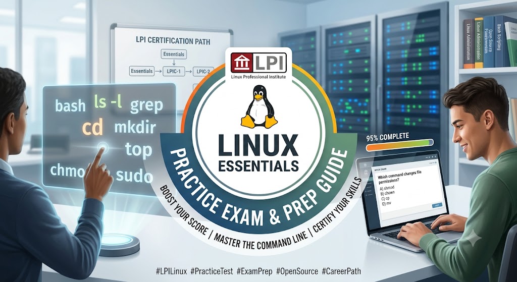 Lpi Practice Test & Exam Prep Banner