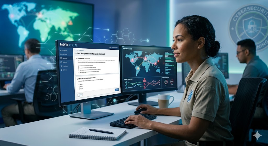 FedVTE Foundations of Incident Management Practice Exam Banner