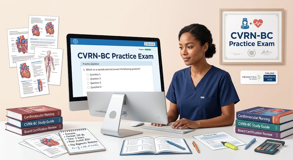 Certified Cardiovascular Registered Nurse – Board Certified (CVRN-BC) Practice Exam Banner