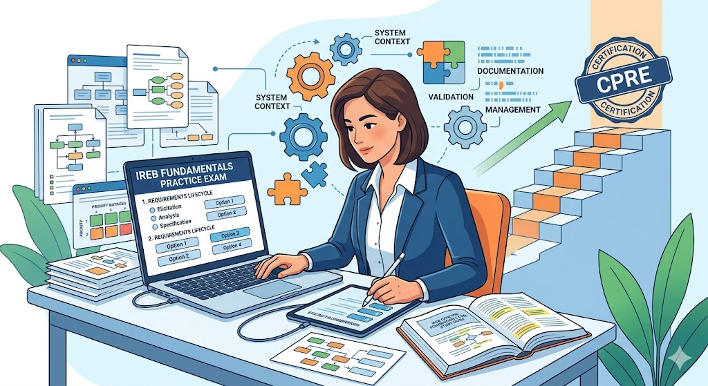 IREB Fundamentals Practice Exam Banner
