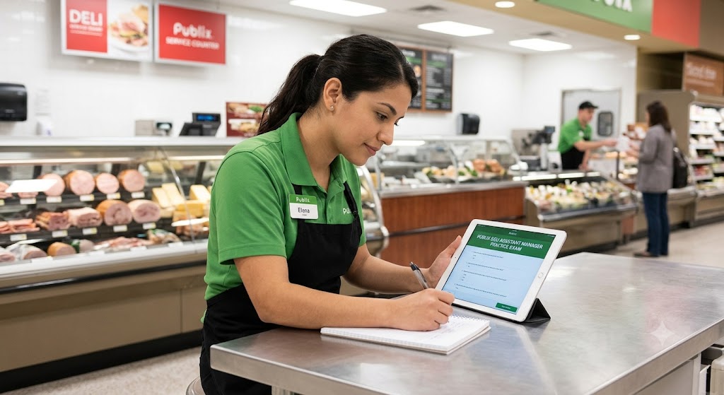 Publix Deli Assistant Manager Practice Exam Banner
