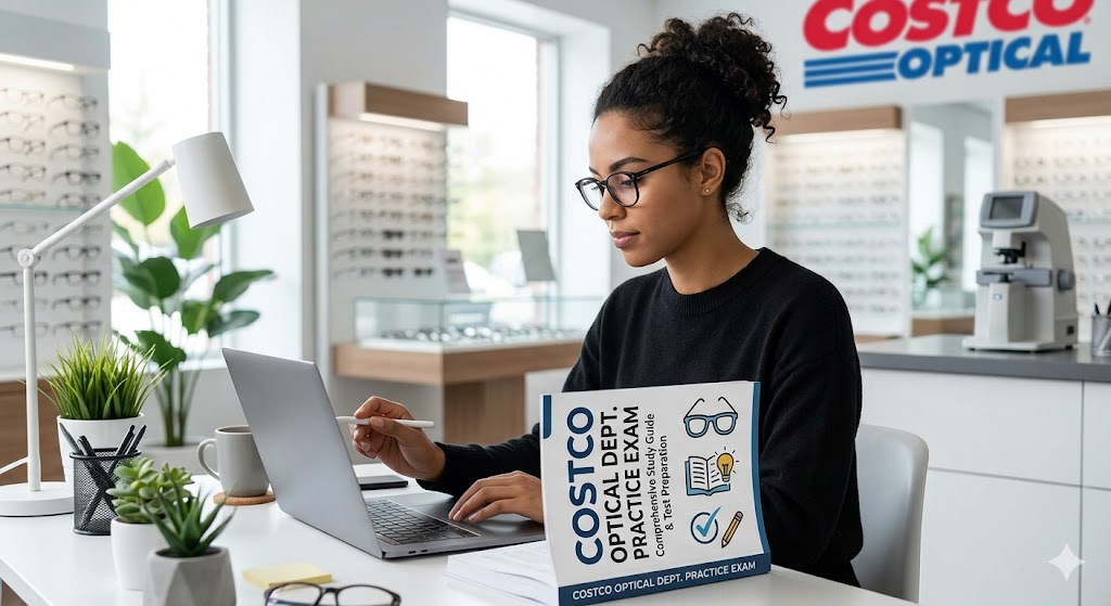 Costco Optical Department Practice Test Banner