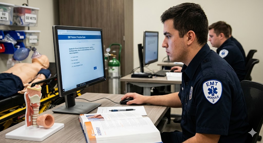EMT Module 2 Practice Exam Banner