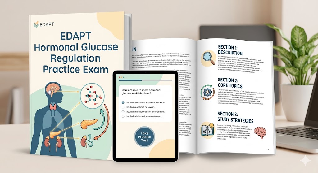 EDAPT Hormonal and Glucose Regulation Practice Test Banner
