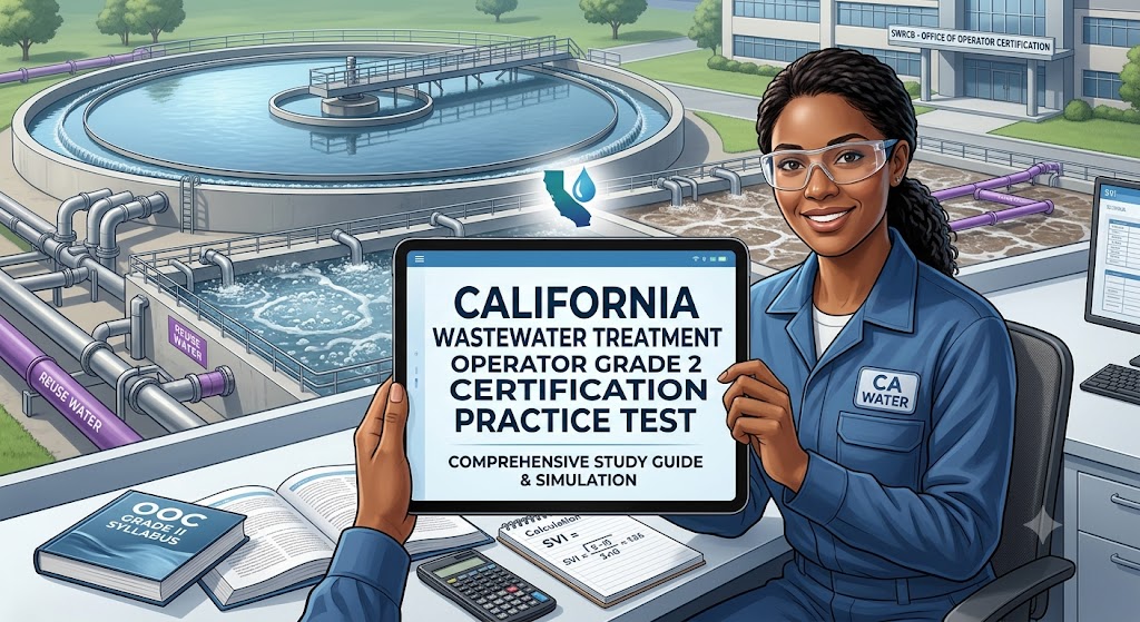 CA WasteWater Grade 2 Practice Exam Banner