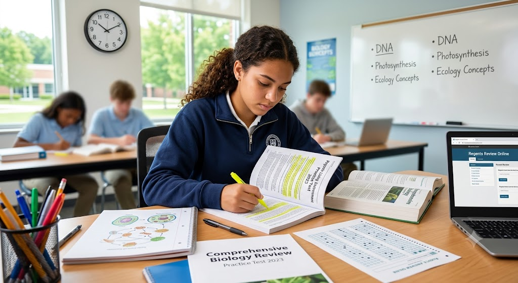 Regents Living Environment Practice Test 2023 Review with Answer Keys Banner