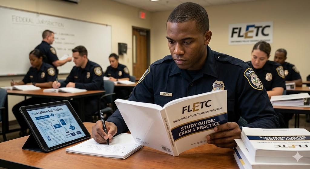 FLETC Uniformed Police Training Program (UPTP) Exam 1 Practice Banner