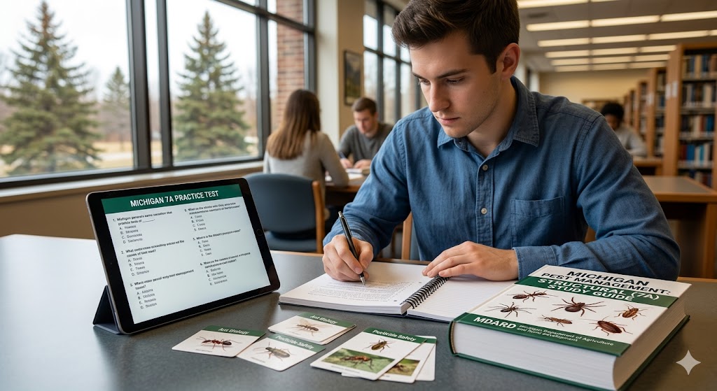 Michigan General Pest Management 7A Practice Test Banner