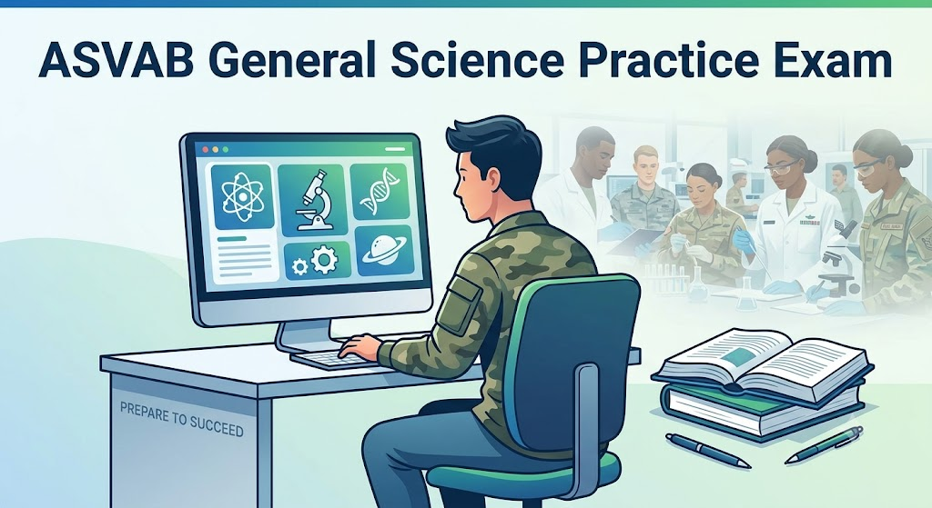 ASVAB General Science Practice Test Banner