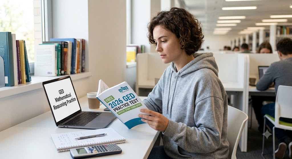 FREE GED Practice Test 2026 Official Study Guide [PDF] Banner
