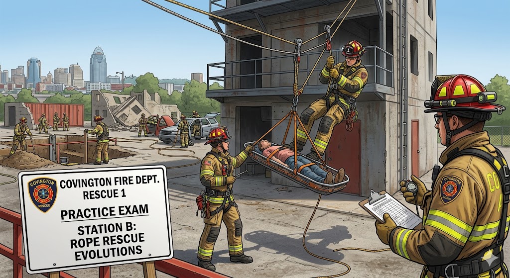 Covington Fire Department Rescue 1 Practice Test Banner