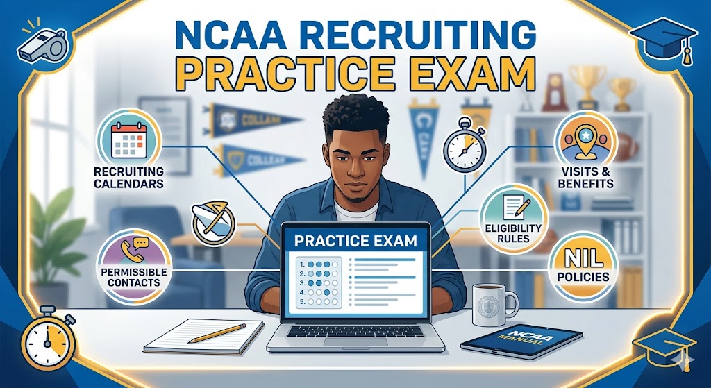 NCAA Recruiting Practice Exam Banner