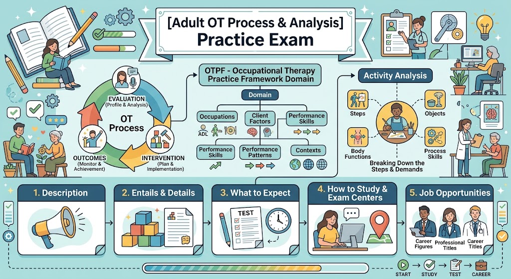 Adult Assessment-OT Process, Framework and Activity Analysis Practice Test Banner