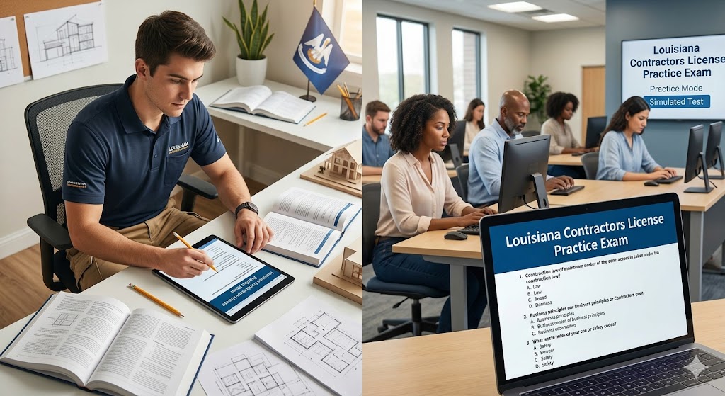 Louisiana Contractors License Practice Exam Banner