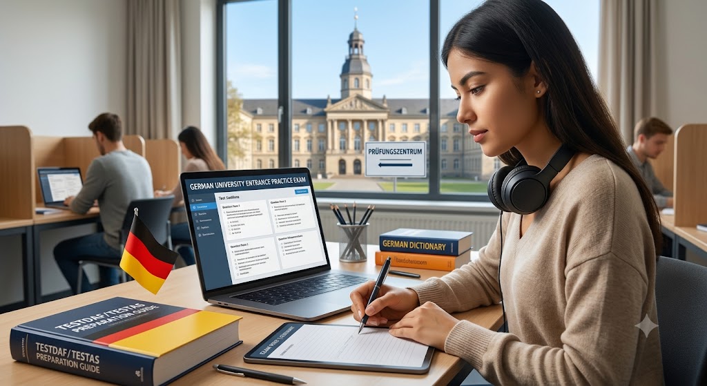 Entrance Practice Test & Exam Prep | Germany Banner