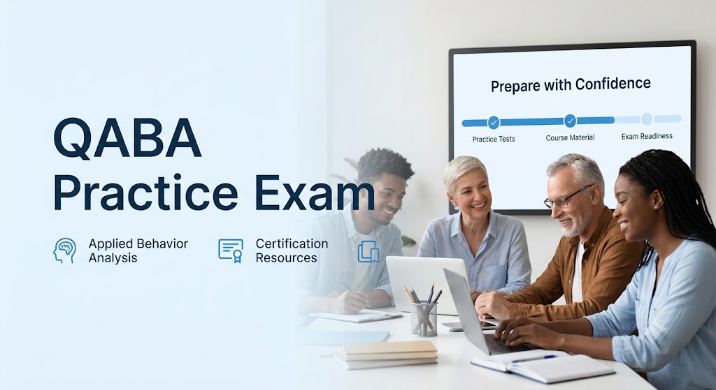 Qualified Applied Behavior Analysis (QABA) Practice Exam Banner
