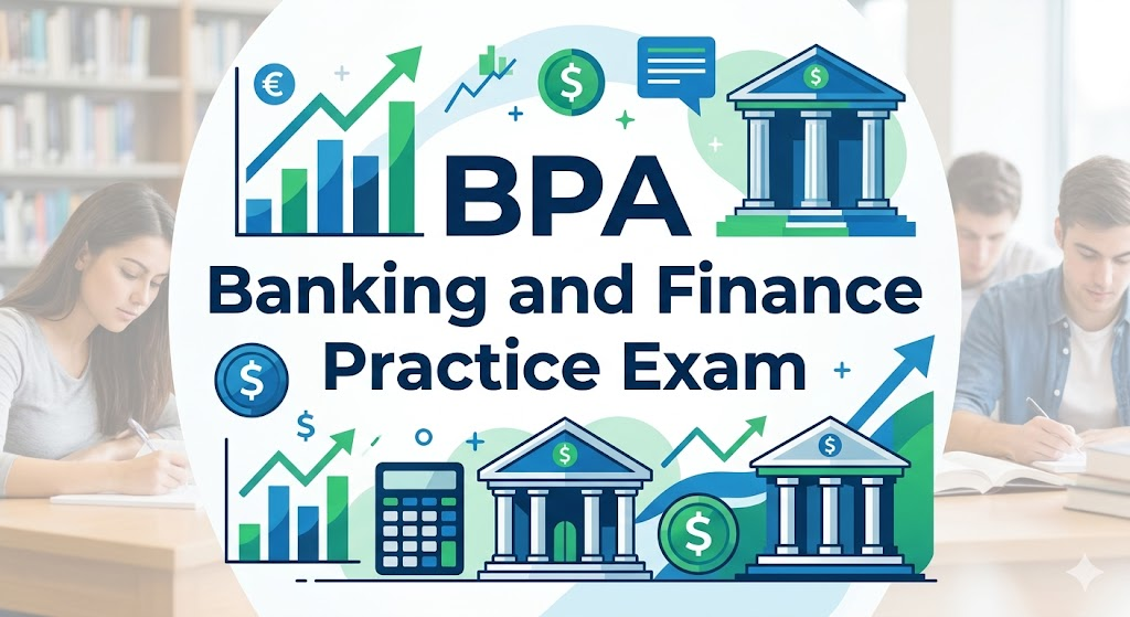 BPA Banking and Finance Practice Test Banner