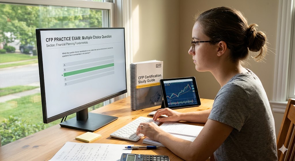 Certified Financial Planner (CFP) Practice Exam Banner