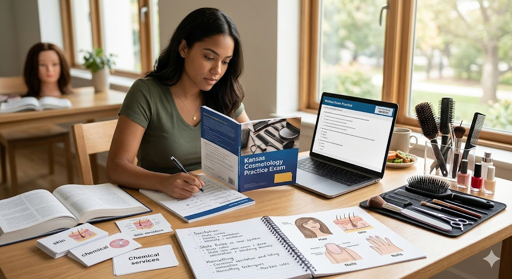 Kansas Cosmetology Practice Exam Banner