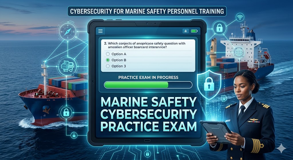 Cybersecurity for Marine Safety Personnel Training Practice Test Banner