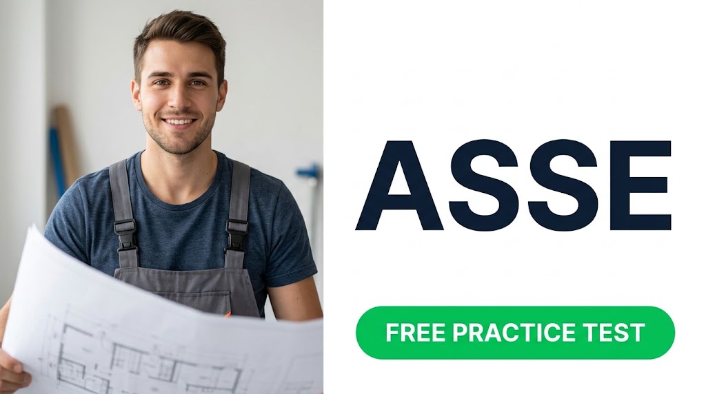 Asse Plumbing Practice Test & Exam Prep Banner