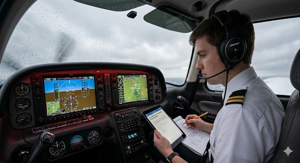 Cockpit Instrumentation Practice Exam Banner