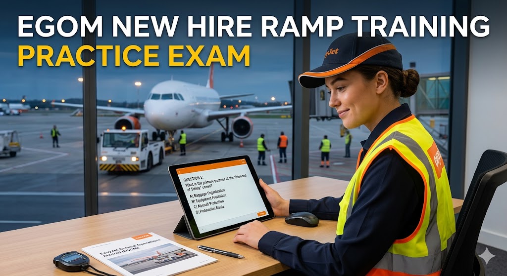 EGOM New Hire Ramp Training Practice Test Banner